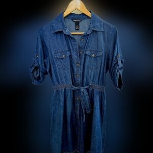 Millennium 100% cotton blue midi dress